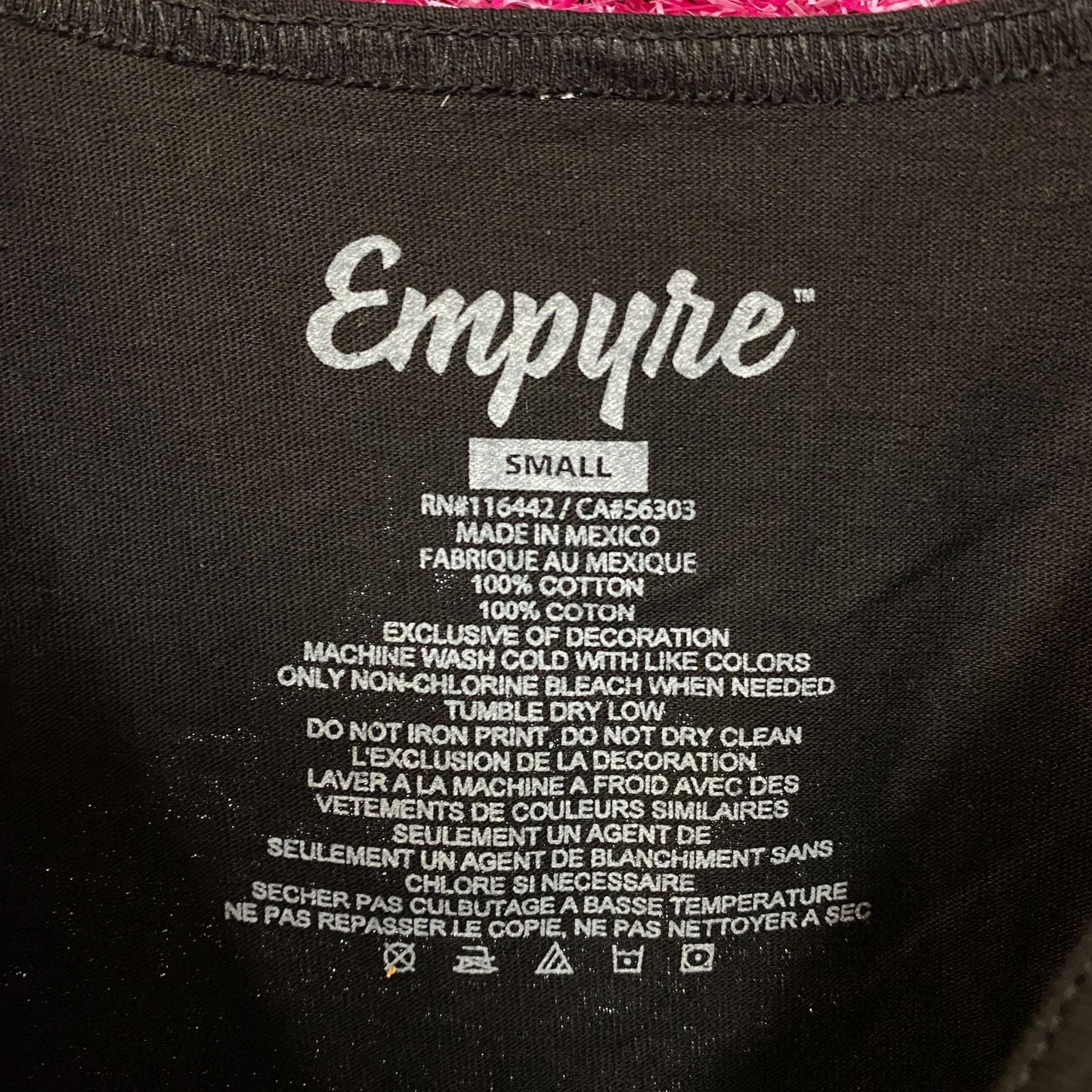 Empyre Rose street wear Tank size Extra Small