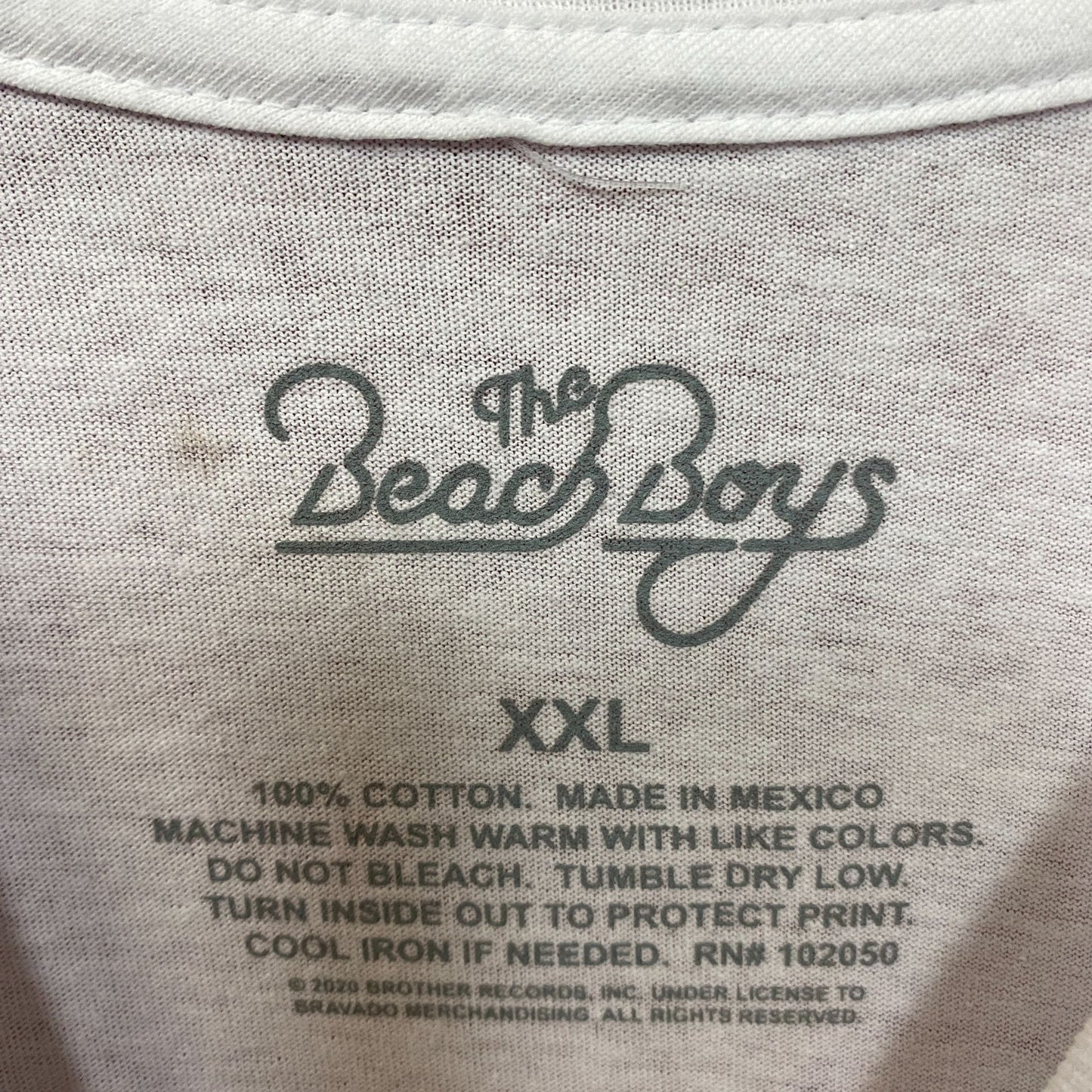 The Beach Boys 1983 Tour Rock Band T-Shirt 2XL