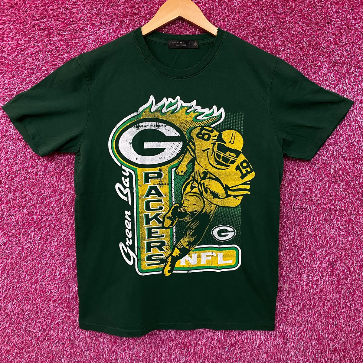 Junk Food Clothing Green Bay Packers Running Back Graphic T-Shirt Medium