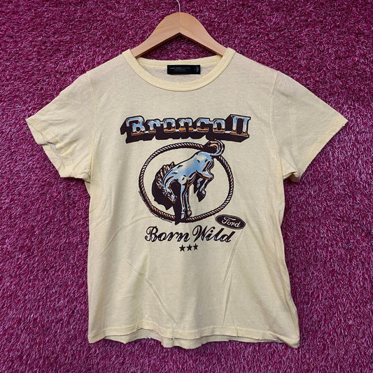 Junk Food Clothing Women's Bronco 2 Born Wild Graphic T-Shirt Large