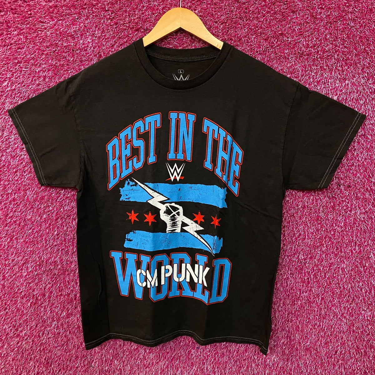 WWE CM Punk "Best in the World" Graphic T-Shirt Large