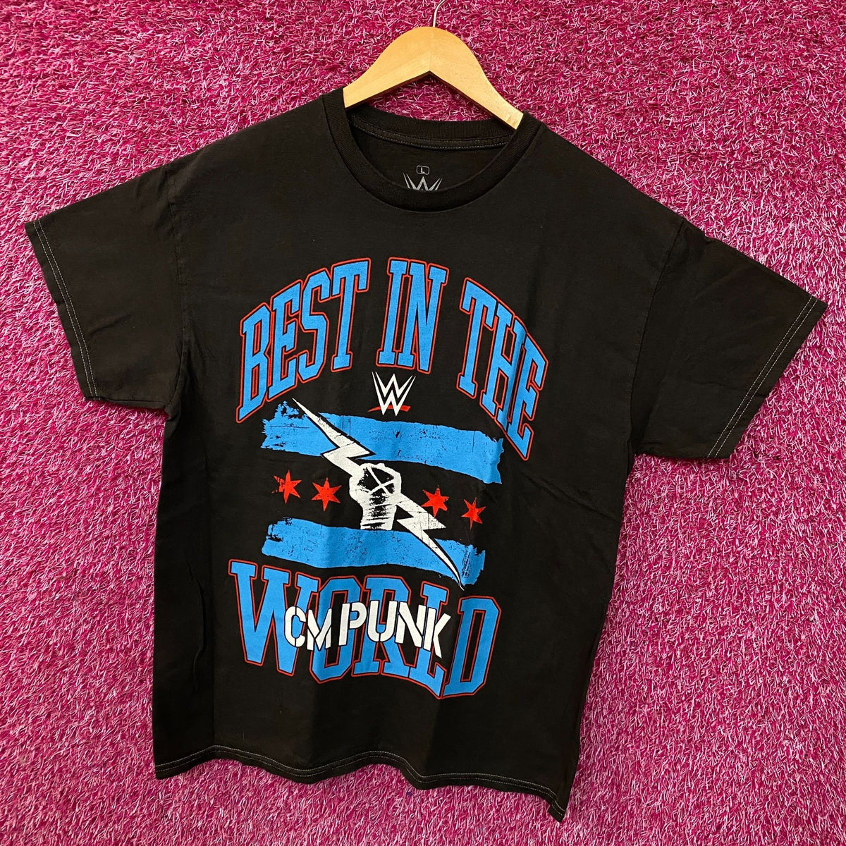 WWE CM Punk "Best in the World" Graphic T-Shirt Large