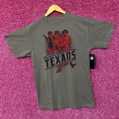 Heathered Gray Houston Texans Rebels Star Wars T-Shirt
