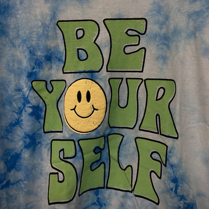 Be Yourself Be Happy Tiedye Tshirt size XS