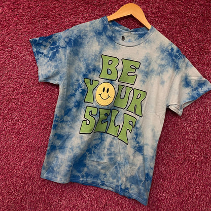 Be Yourself Be Happy Tiedye Tshirt size XS