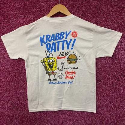 Nickelodeon SpongeBob SquarePants Krabby Patty Graphic T-Shirt Medium