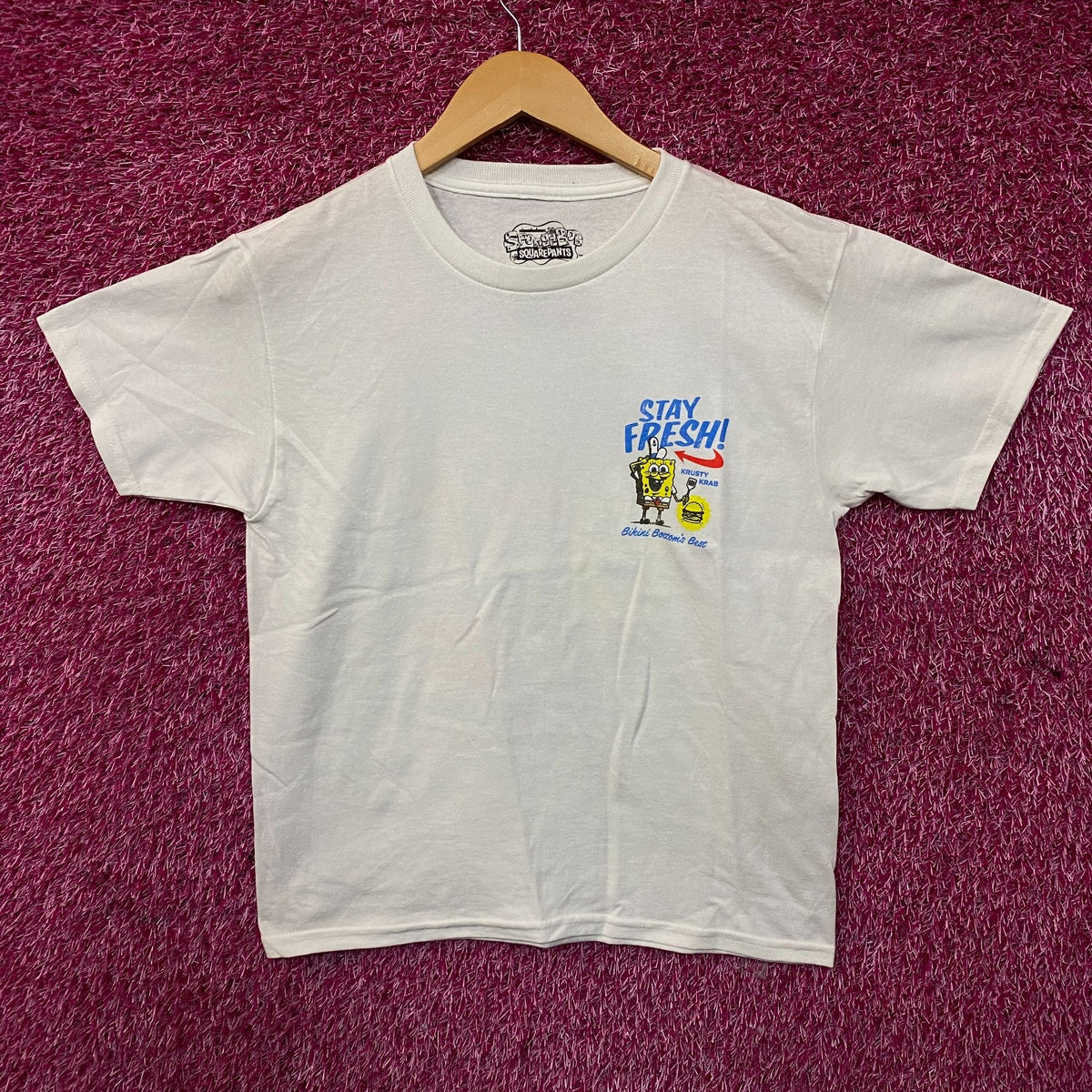 Nickelodeon SpongeBob SquarePants Krabby Patty Graphic T-Shirt Medium