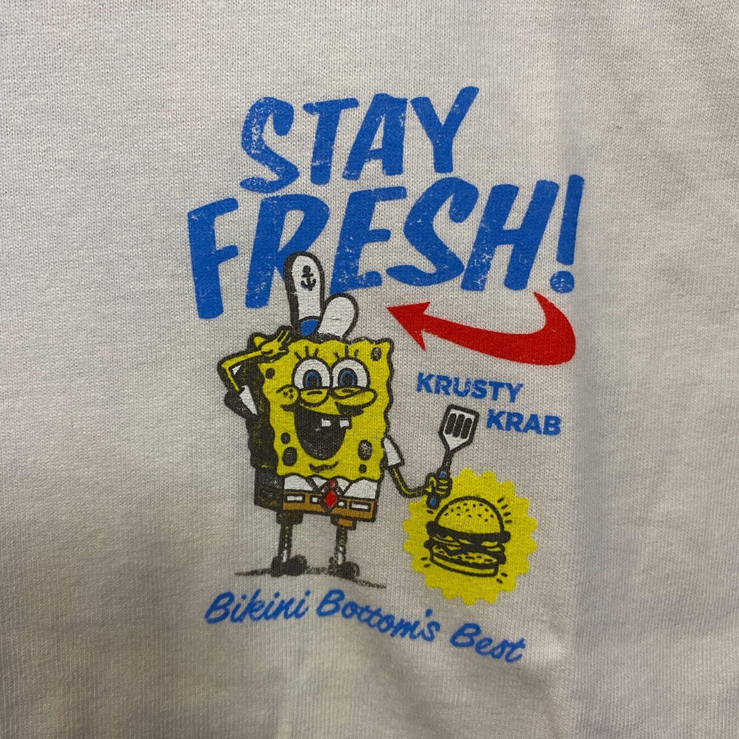 Nickelodeon SpongeBob SquarePants Krabby Patty Graphic T-Shirt Medium