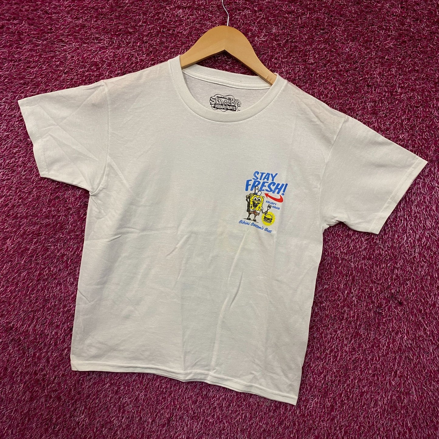 Nickelodeon SpongeBob SquarePants Krabby Patty Graphic T-Shirt Medium