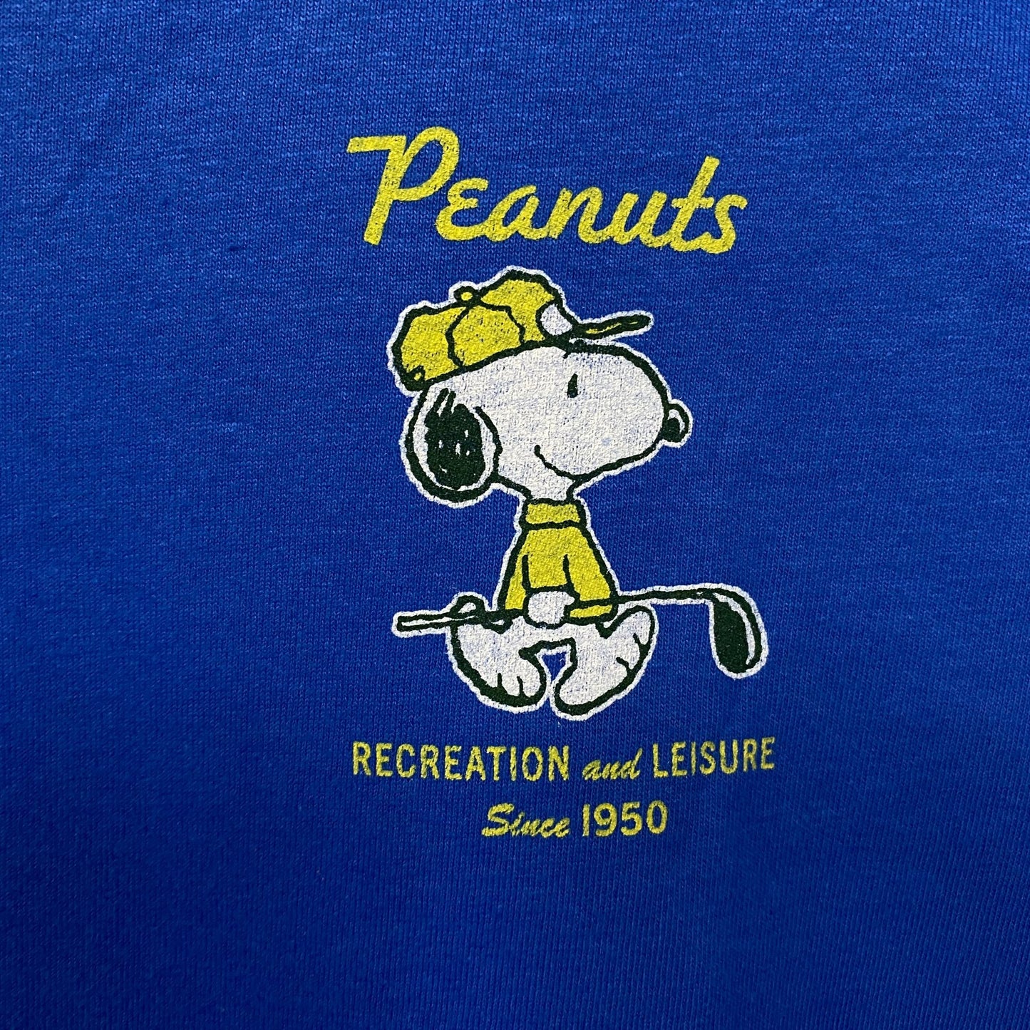 Peanuts "Recreation and Leisure" Snoopy & Woodstock Graphic T-Shirt XL