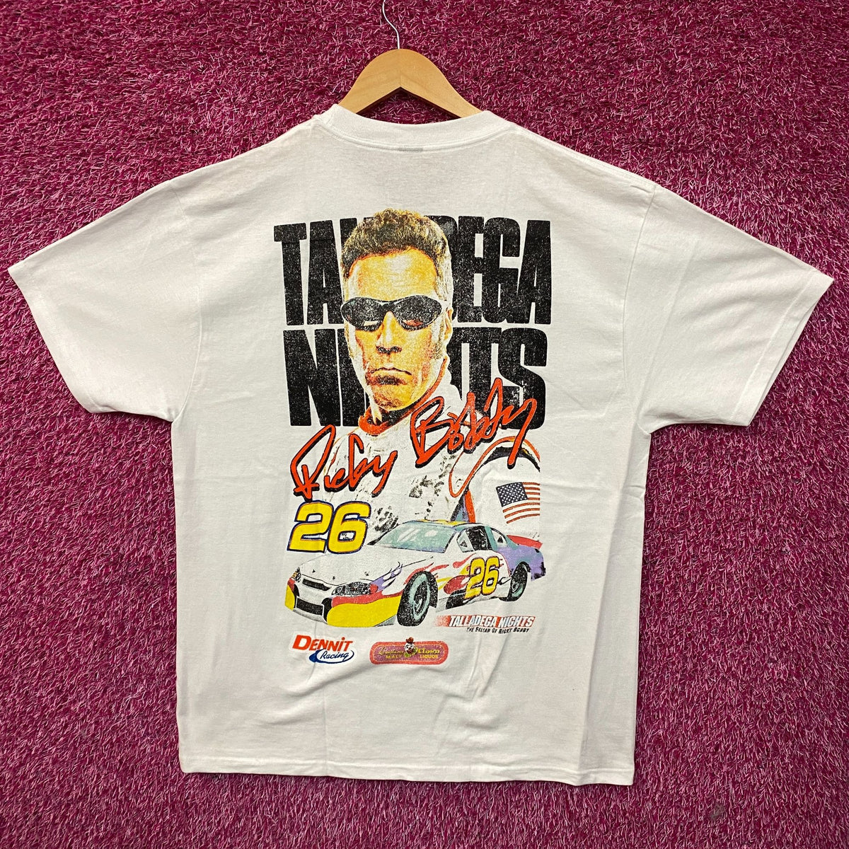 Talladega Nights Ricky Bobby Graphic T-Shirt Large