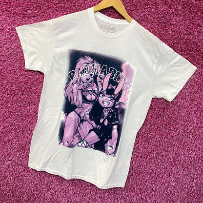 Bad Habits Waifu Devil School Girl & Prisoner Anime Tee M
