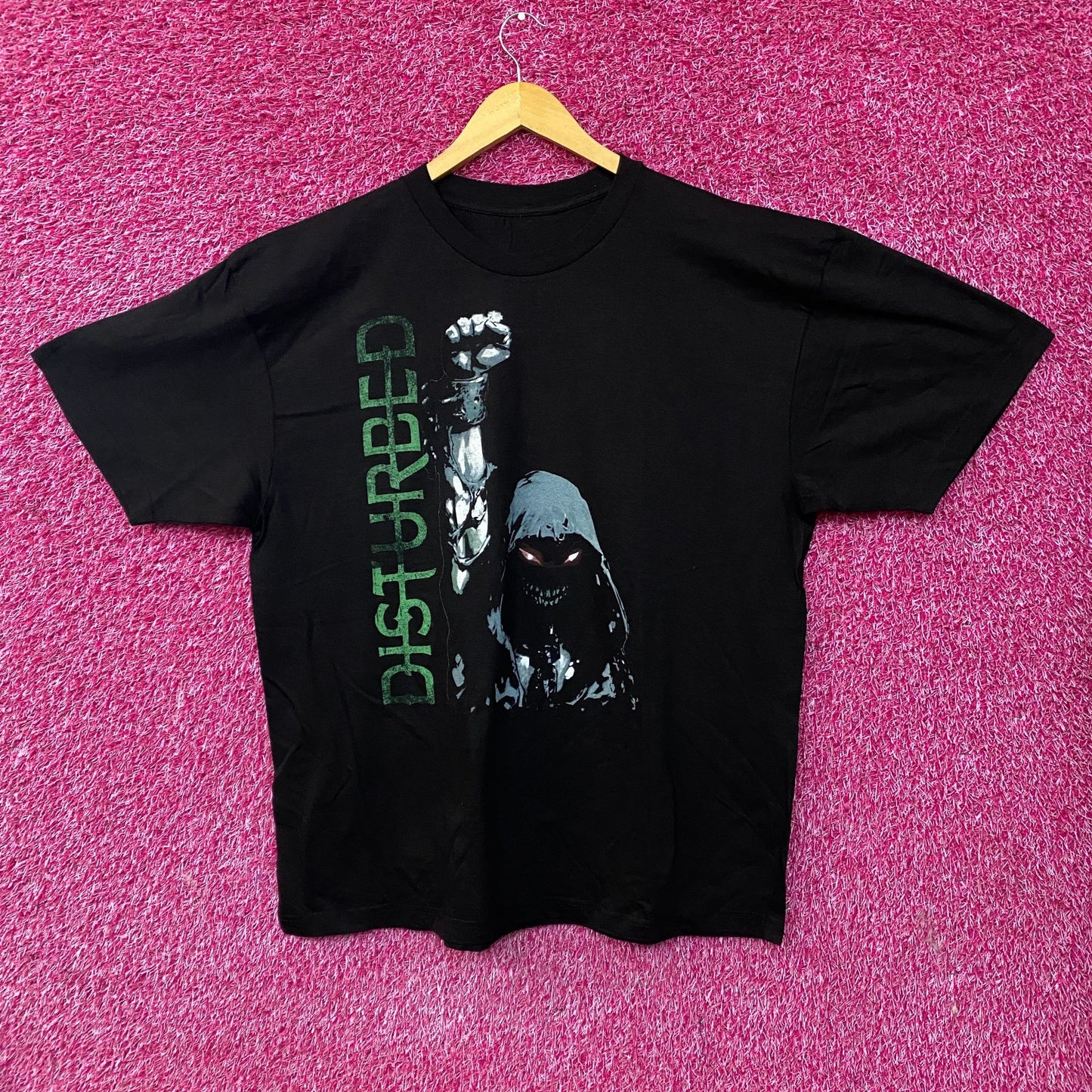 Disturbed Up Your Fist The Guy Heavy Metal Band T-Shirt Large