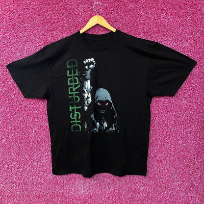 Disturbed Up Your Fist The Guy Heavy Metal Band T-Shirt Large