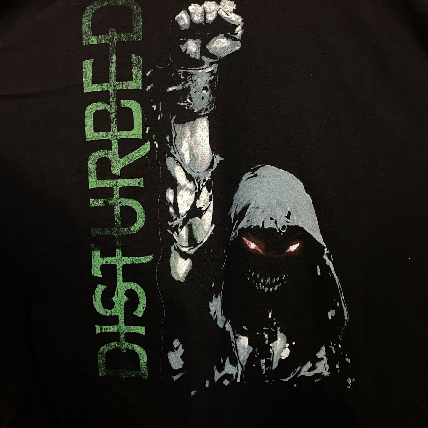 Disturbed Up Your Fist The Guy Heavy Metal Band T-Shirt Large