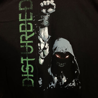 Disturbed Up Your Fist The Guy Heavy Metal Band T-Shirt Large