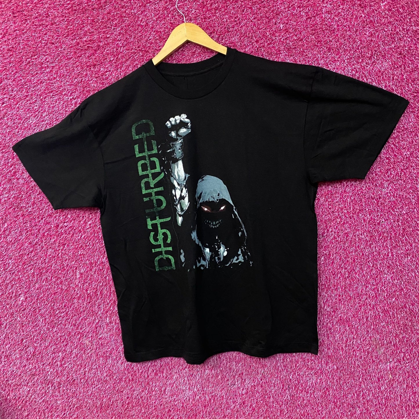 Disturbed Up Your Fist The Guy Heavy Metal Band T-Shirt Large