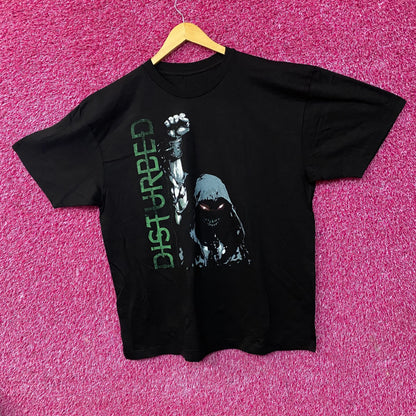 Disturbed Up Your Fist The Guy Heavy Metal Band T-Shirt Large