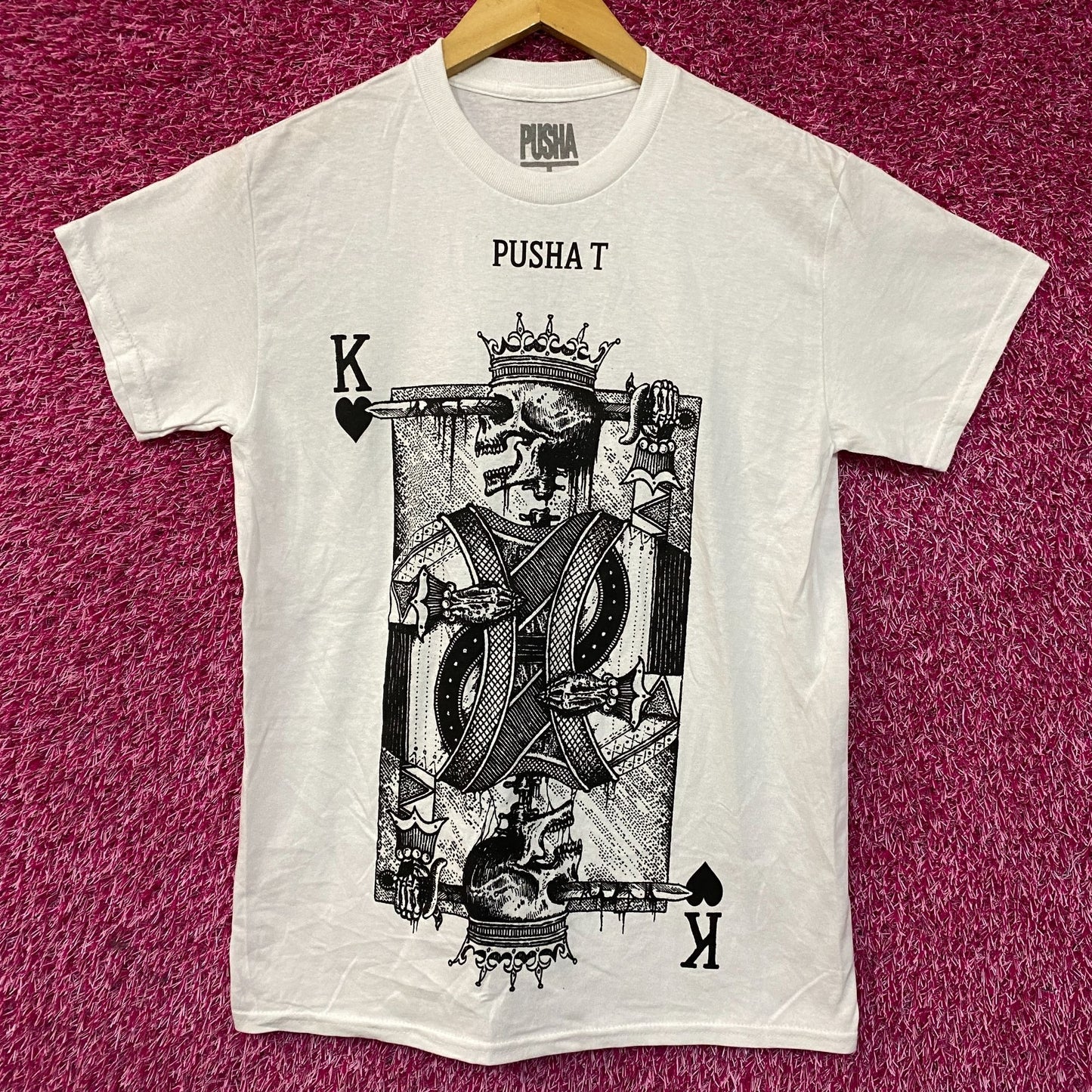 Pusha T Dead King of Hearts Hip-Hop T-Shirt Small
