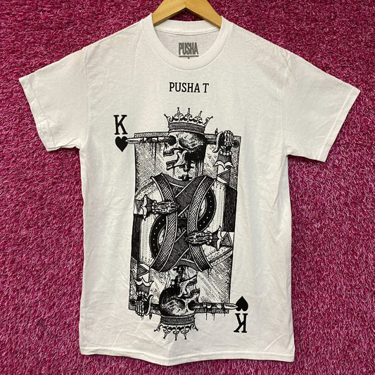 Pusha T Dead King of Hearts Hip-Hop T-Shirt Small