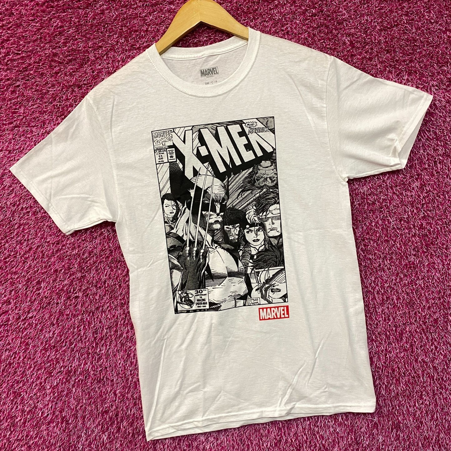 Marvel Comics X-Men Wolverine Comic Book Cover T-Shirt SM