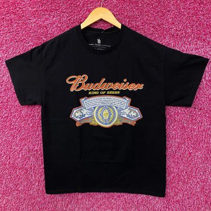 Junk Food Clothing Budweiser King of Beers Flea Market Graphic T-Shirt Medium