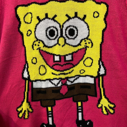 Spongebob Squarepants knit Crewneck size small