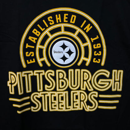 Junk Food NFL Pittsburgh Steelers Team Logo Graphic T-Shirt Large