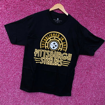 Junk Food NFL Pittsburgh Steelers Team Logo Graphic T-Shirt Large