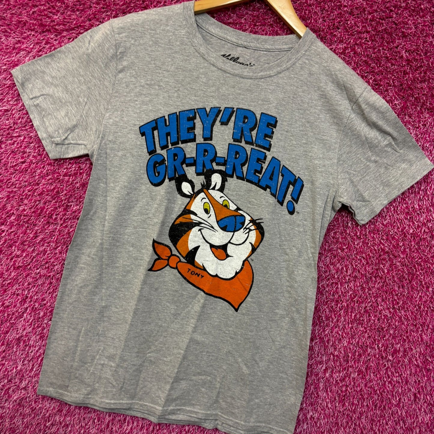 Tony the Tiger They’re Great cereal promo tshirt size medium