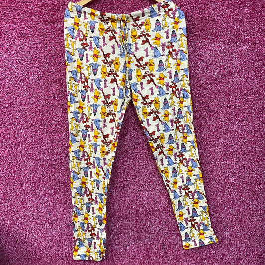 Disney Winnie The Pooh and Friends Yellow Lounge Pajama Pants Large