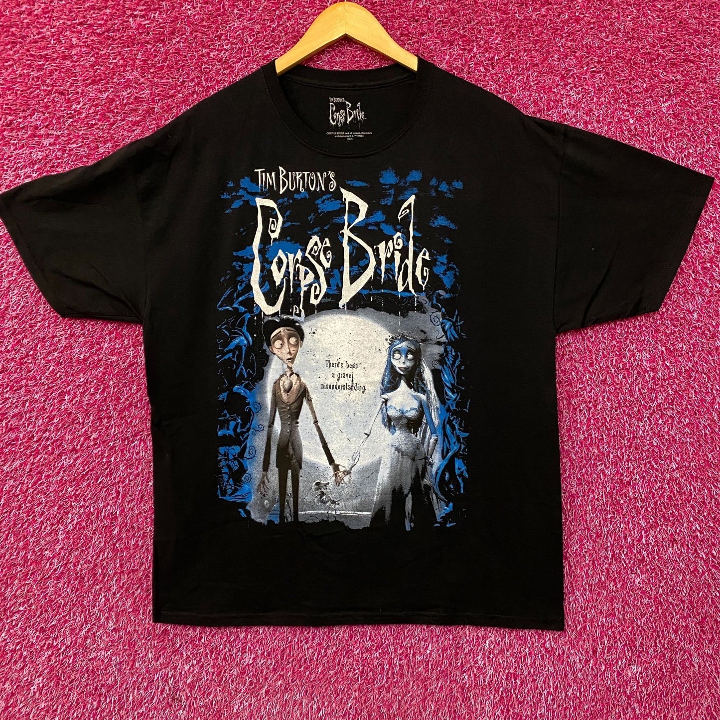 Tim Burtons Corpse Bride Movie Poster Promo T-Shirt XL