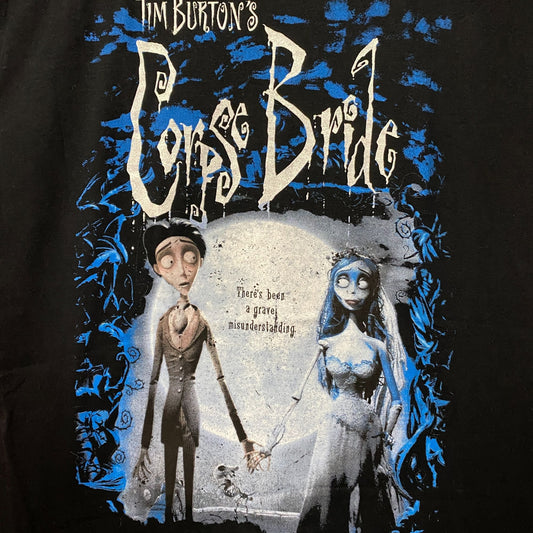 Tim Burtons Corpse Bride Movie Poster Promo T-Shirt XL