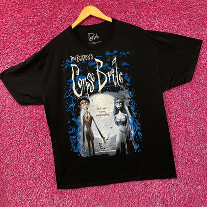 Tim Burtons Corpse Bride Movie Poster Promo T-Shirt XL
