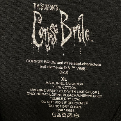 Tim Burtons Corpse Bride Movie Poster Promo T-Shirt XL