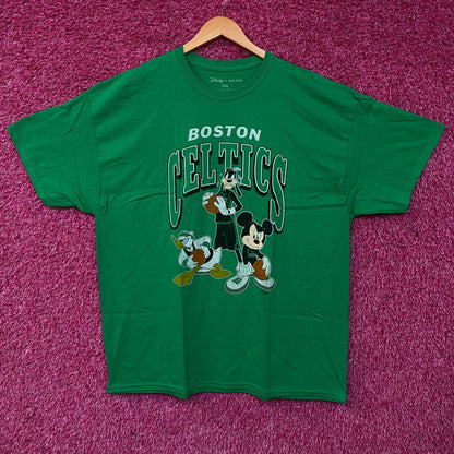 Junk Food Kelly Green Boston Celtics Disney Mickey Squad T-Shirt XXL