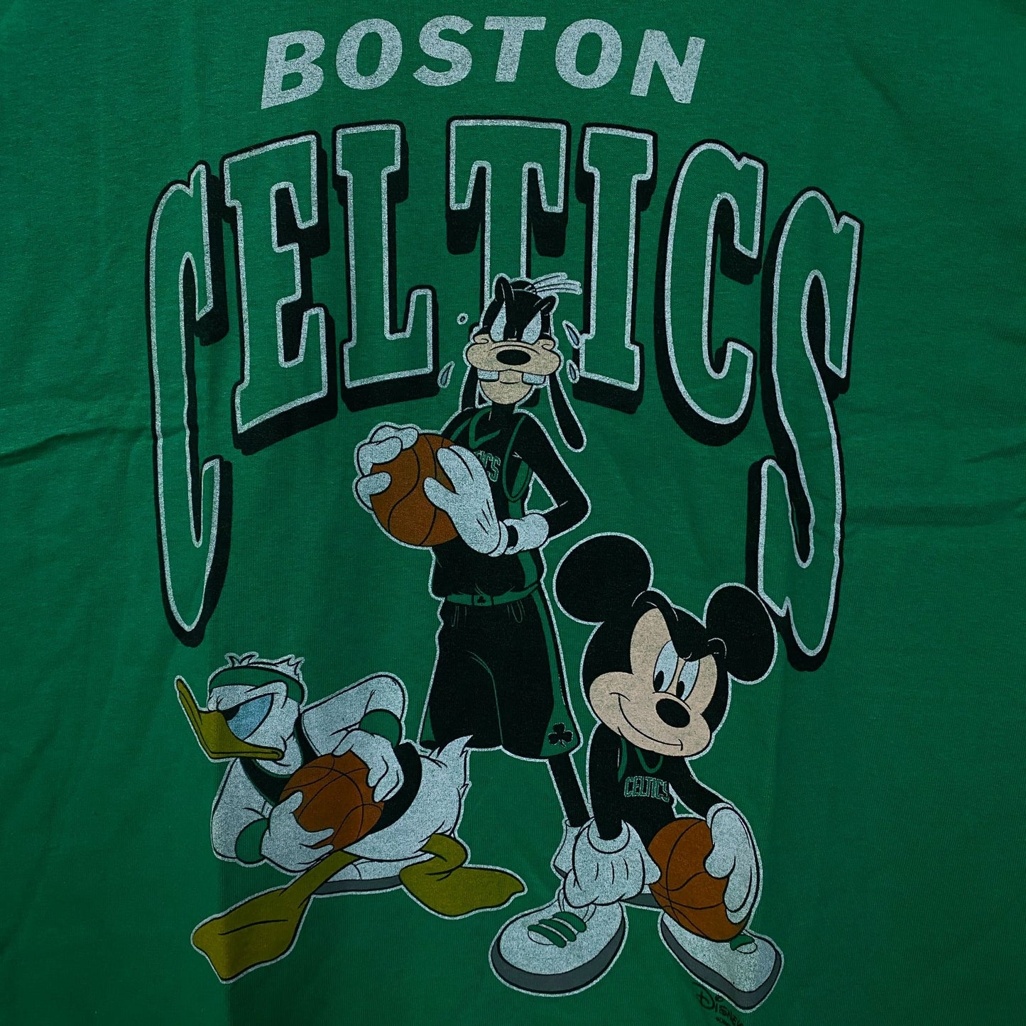 Junk Food Kelly Green Boston Celtics Disney Mickey Squad T-Shirt XXL