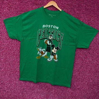 Junk Food Kelly Green Boston Celtics Disney Mickey Squad T-Shirt XXL