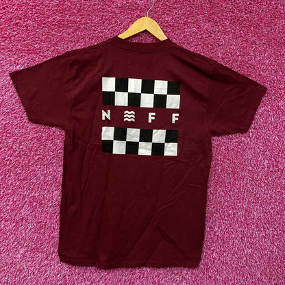 Neff burgundy Tshirt size medium