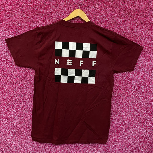 Neff burgundy Tshirt size medium