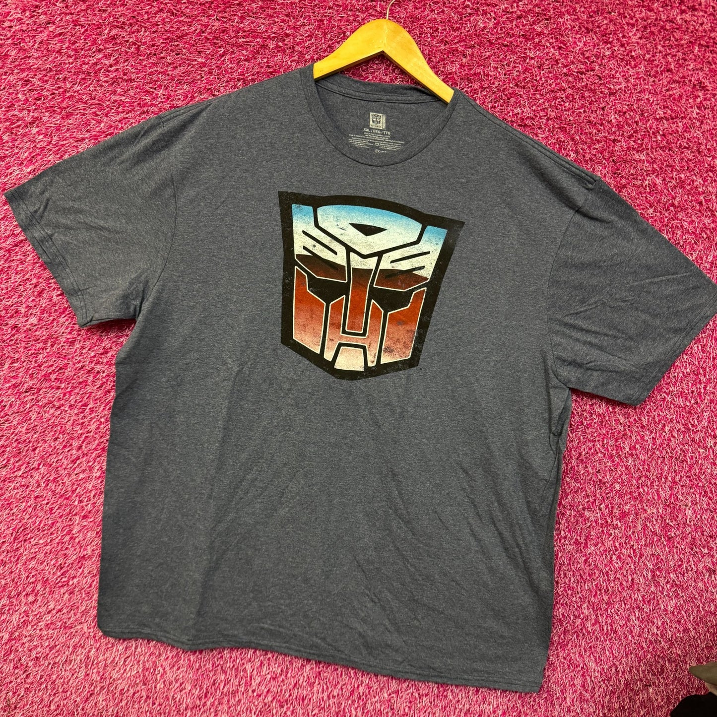 Transformers logo T-shirt size 2XL.