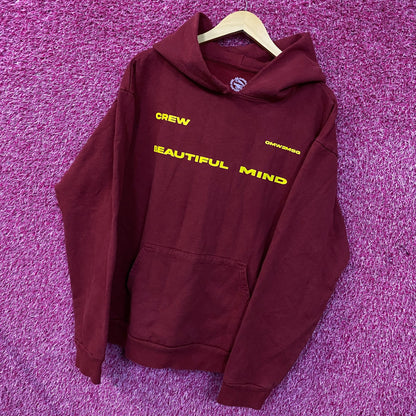 Jon Bellion "Beautiful Mind" Crew Hoodie Large