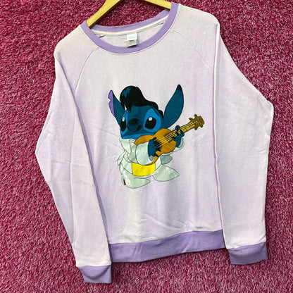 Disney Lilo and Stitch Elvis Stitch crewneck size Large