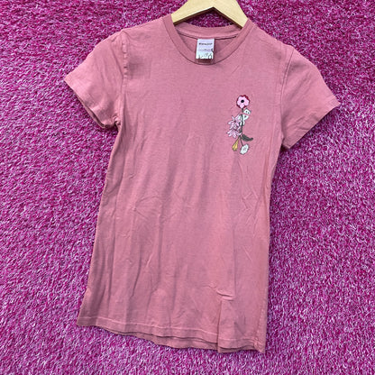 RIPNDIP Lord Nermal Floral Design T-Shirt Extra Small