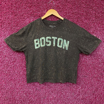Rebellious One Boston Graphic Crop Top Medium