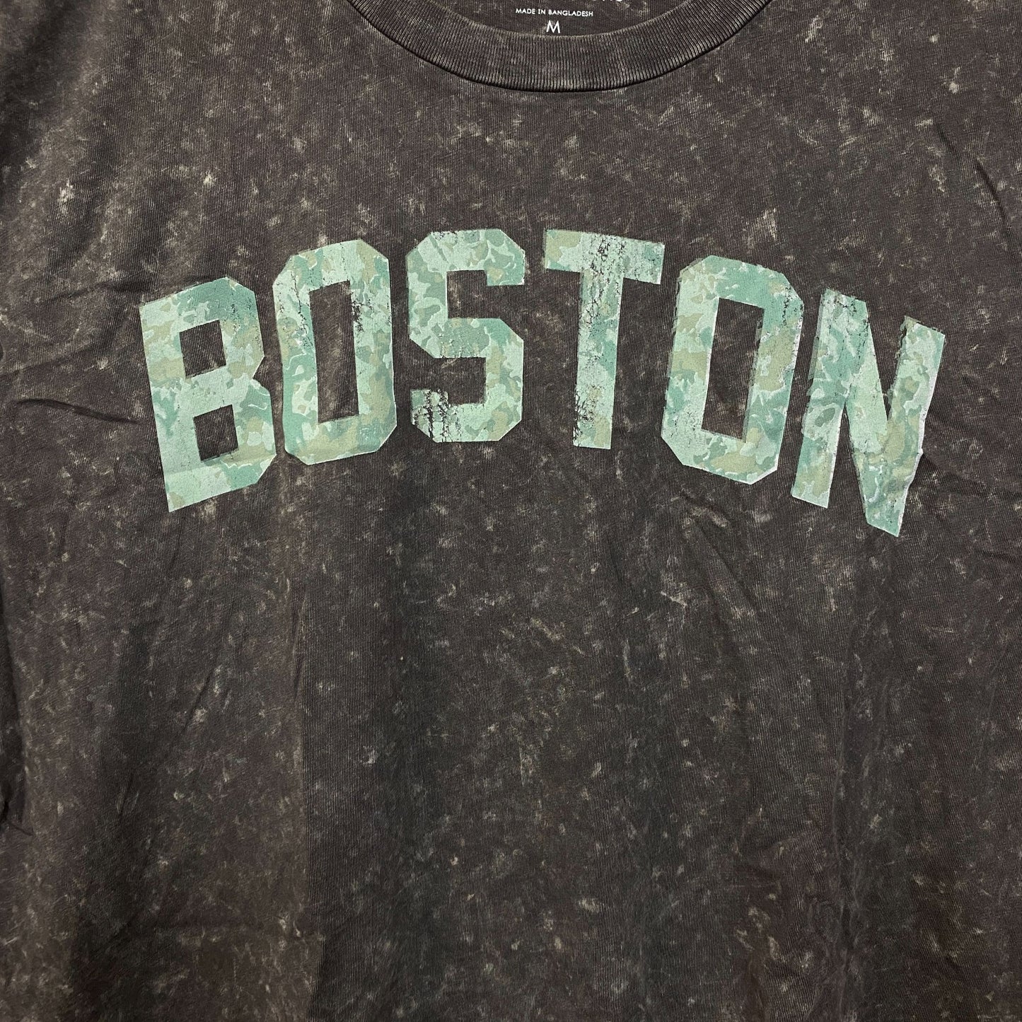 Rebellious One Boston Graphic Crop Top Medium