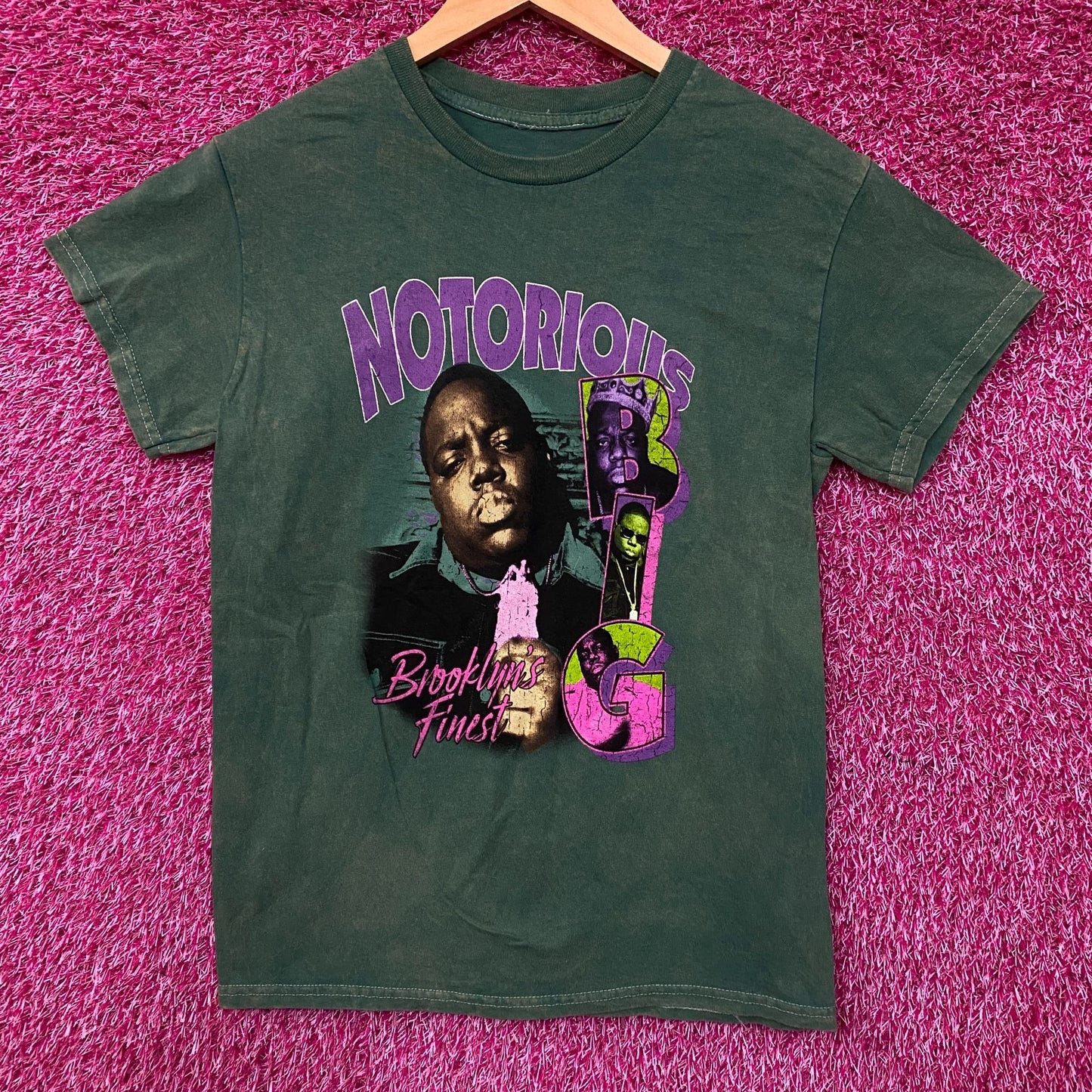 The Notorious B.I.G. Biggie Smalls Brooklyn's Finest Graphic T-Shirt Small