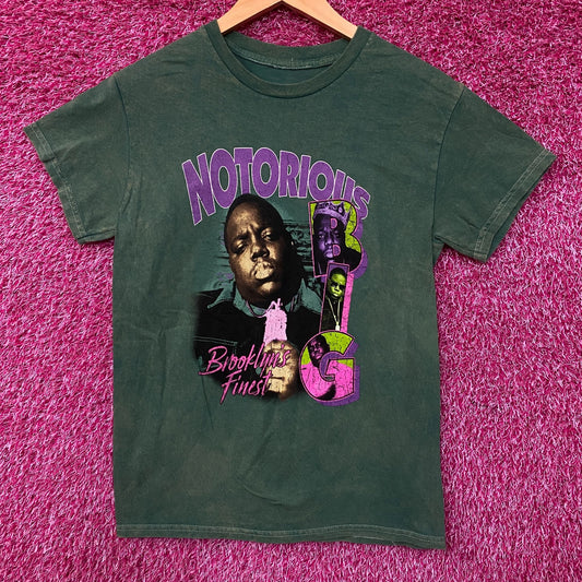 The Notorious B.I.G. Biggie Smalls Brooklyn's Finest Graphic T-Shirt Small