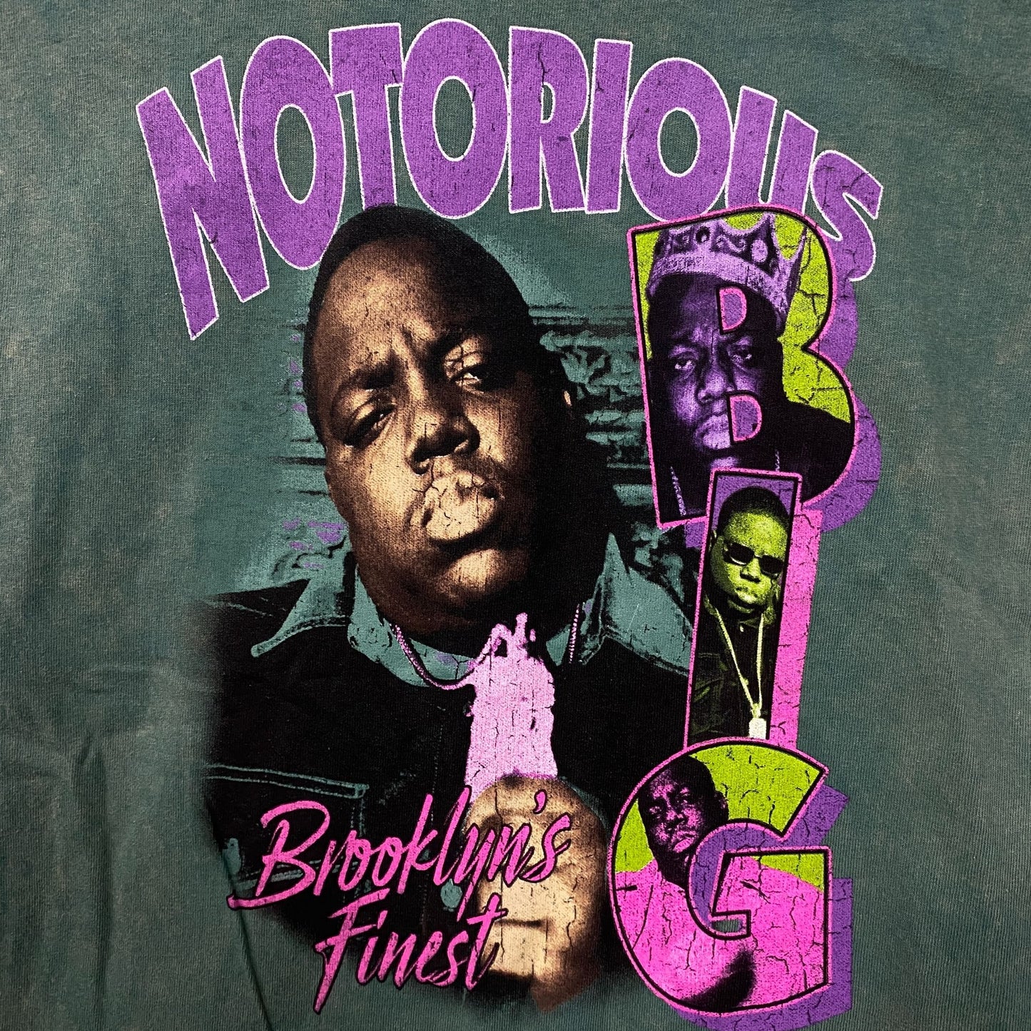 The Notorious B.I.G. Biggie Smalls Brooklyn's Finest Graphic T-Shirt Small