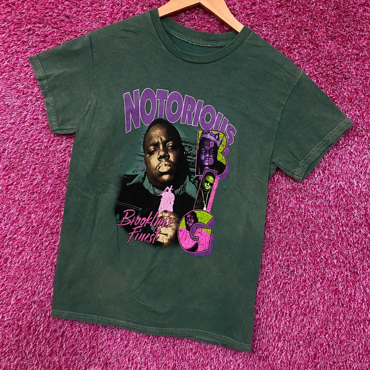The Notorious B.I.G. Biggie Smalls Brooklyn's Finest Graphic T-Shirt Small